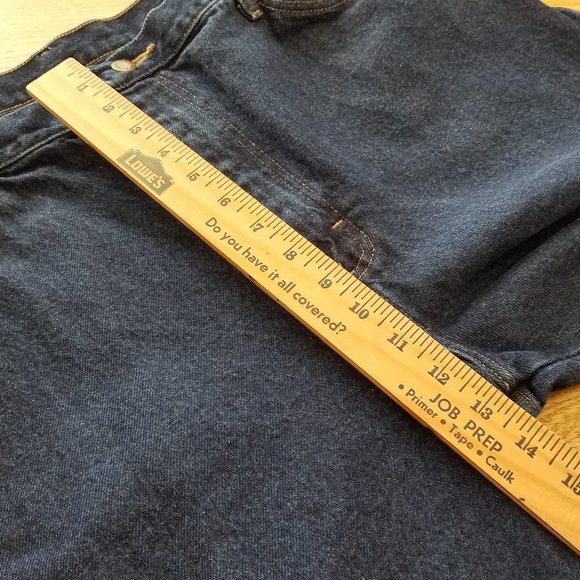 Wrangler Blue Jeans 40x32 Regular Straight Dark Wash 96501MR Cotton Denim - Picture 5 of 8